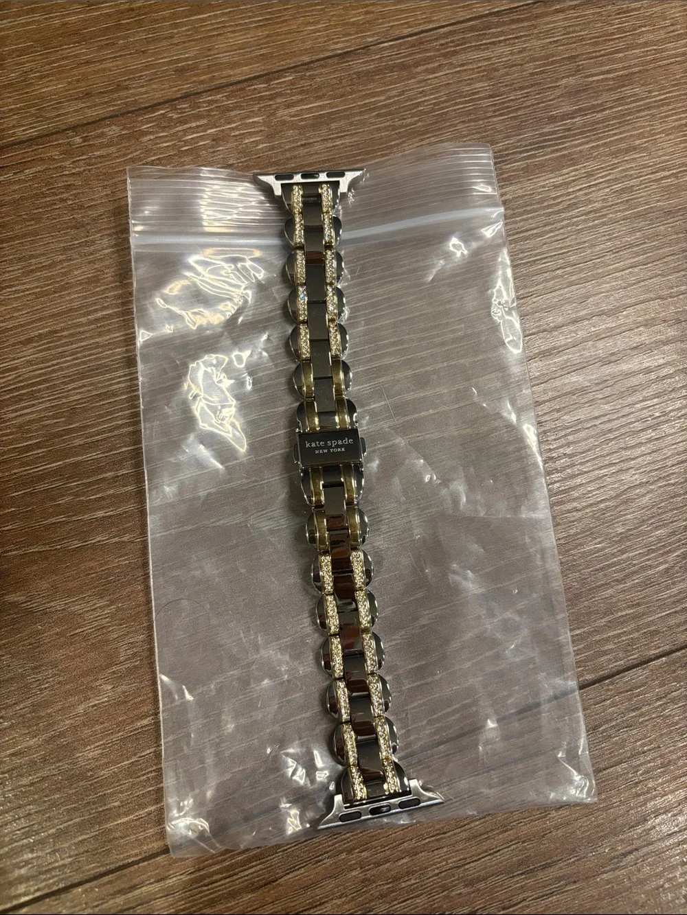 kate spade Two-Tone Gold and Silver Crystal Link Watch Band - 38mm-40mm